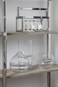 Interiors by Premier Optik Clear Glass Tall Vase