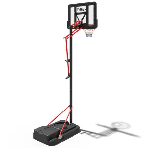 Rebo Freestanding Portable Basketball Hoop with Stand - Adjustable Height (230cm - 305cm) - Large