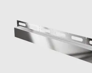 ILCOM Shower profile 12mm x 1800mm  Silver Polished Stainless Steel