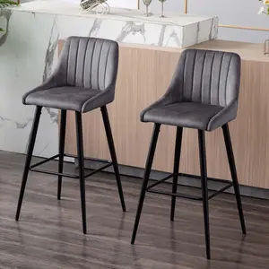 Bar Stool Wifrith (Set of 2) Grey