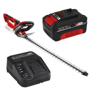 Einhell 18v Cordless Hedge Trimmer 55cm Power X-Change + 4AH Charging Kit