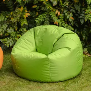 Veeva Classic Indoor Outdoor Bean Bag Lime Green Bean Bag Chair