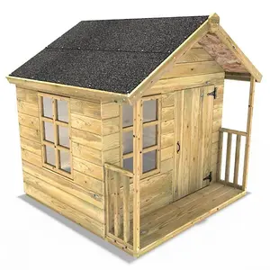 Rebo 5FT x 5FT Childrens Wooden Garden Playhouse - Woodpecker