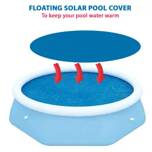 Bestway 8ft Solar Pool Cover Fits Fast Set & inflatable paddling Swimming Pools