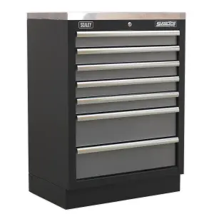 Sealey Superline Pro 2.04m Tool Storage System Pressed Wood Worktop APMSSTACK12W