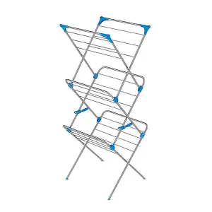 Minky Silver effect 3 tier Laundry Airer, 15m