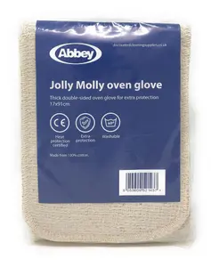 Abbey Professional Double-Sided Heat Resistant Heavy-Duty Cotton Oven Glove