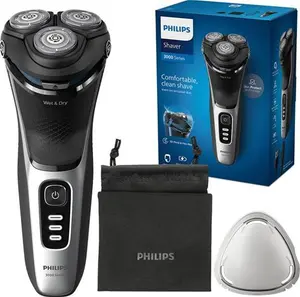 Philips Electric Shaver 3000 Series - Wet & Dry Electric Shaver For Men With Skinprotect Technology In Space Grey, Pop-Up Beard Trimmer, Cordless