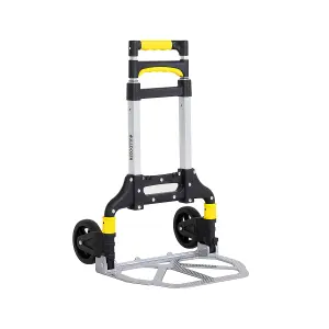 BULLDOZER 70kg Foldable Hand Truck Trolley Height Adjustable Handle Compact