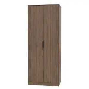 Fuji 2 Door Wardrobe in Carini Walnut (Ready Assembled)