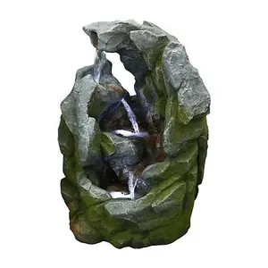 Aqua Creations Tranwell Rock Falls Mains Plugin Powered Water Feature