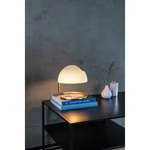 Lucide Cato Retro Table Lamp 23.5cm- 1xE27 - White