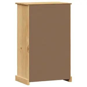 Shoe Cabinet VIGO 60x35x96 cm Solid Wood Pine