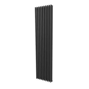 Nes Home 1800 X 470 mm Triple Column Matte Black Radiator