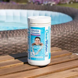 1kg Clearwater CH0010 Chlorine Granules for Hot Tub Spa & Swimming Pool