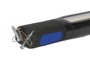 NightSearcher I-Spector 1200 Lumens Rechargeable Under Bonnet Inspection Light with Magnetic Feet & 360 Rotation