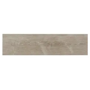 Colours Pine wood Greige Matt Wood effect Porcelain Wall & floor Tile Sample