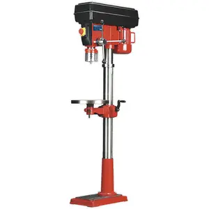 High-Performance Variable Speed Floor Standing Pillar Drill with 650W Motor and 1630mm Height