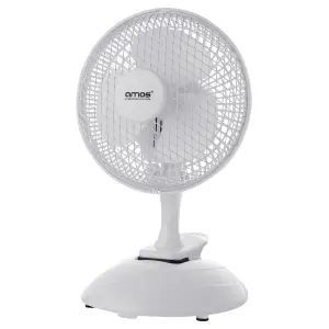 AMOS 6" 2 in 1 Clip on Fan 2 Speed Home Office Air Cooling Desk Fan