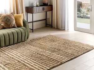 Jute Area Rug 160 x 230 cm Beige KAMBERLI