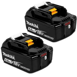 2 X Genuine Makita BL1850 18V 5.0Ah Li-Ion LXT Battery 5AH Star Battery BL1850B