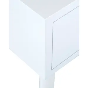 1 Drawer Bedside Table White