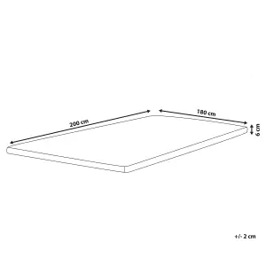 Mattress Topper COMFY 180 x 200 cm (Super King Size)