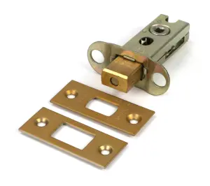 From The Anvil Satin Brass 2 1/2" Heavy Duty Tubular Deadbolt