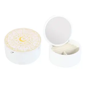 Something Different Astrology Wheel Jewellery Box White (One Size)