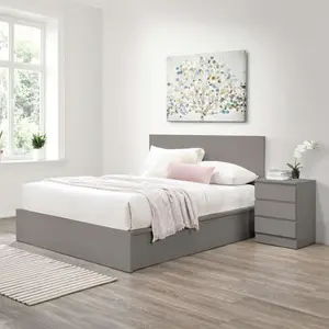 Birlea Oslo King Ottoman Bed Grey