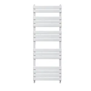 Rinse Flat Panel Bathroom Heated Towel Rail Ladder Radiator Warmer -1600x600mm White