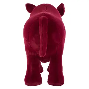 Interiors by Premier Rhino Maroon Animal Chair, Children's Chair, Easy to Balance Kiddie Chair