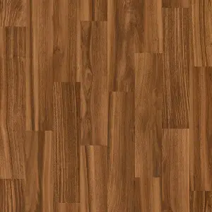 Wood Effect Vinyl Flooring, Brown Anti-Slip Contract Commercial Vinyl Flooring with 2.4mm Thickness-5m(16'4") X 2m(6'6")-10m²