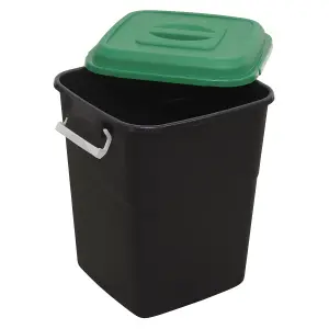 Sealey Refuse/Storage Bin 50L - Green BM50G