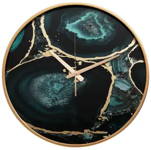 Interiors by Premier Celina Agate Wall Clock