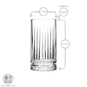 435ml Highball Glass Set (Set of 8)