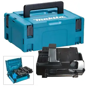 Makita 18v Inflator Makpac 2 Tool Case + Inlay for DMP180 DMP180RTJ