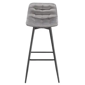 64 cm bar chair Heyman (Set of 2) Light Grey