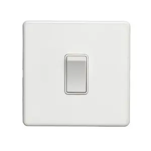 3Mm Slim Profile - 20Amp Switch Matt White