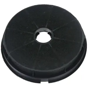 SPARES2GO Round Charcoal Vent Filter compatible with Baumatic Cooker Hood STI