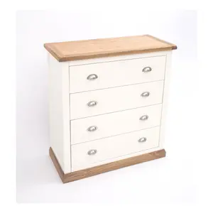 Tropea 4 Drawer Chest of Drawers Chrome Cup Handle