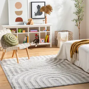 MARAVA Modern Shaggy Area Rug 200 x 275 cm