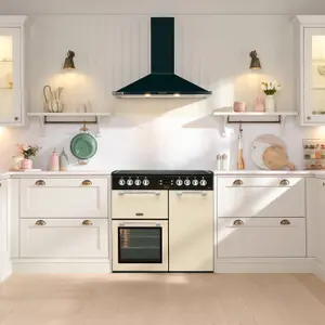 Leisure CK90C230C Freestanding Electric Range cooker with Electric Hob - Cream