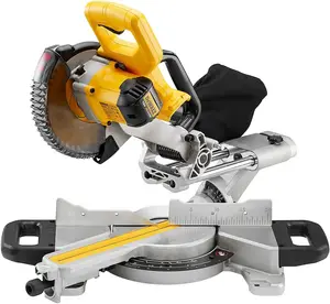 Dewalt DCS365P2 18v Cordless XPS 184mm Mitre Saw, 2 x 5.0ah + DE7033 Leg Stand