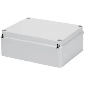 Gewiss GW44208 Grey Plastic Junction Box 240mm x 190mm x 90mm - Pack of 2