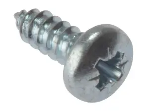 Forgefix Zinc Plated Self-Tapping Pozidriv Screws 3/4 Inch Pan Head Box of 200