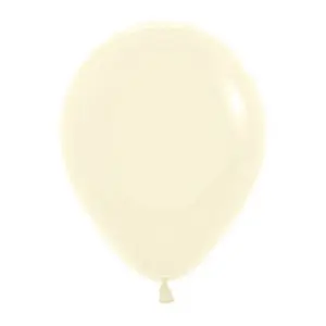 Amscan Sempertex Pastel Matte Latex Balloons (Pack Of 100) Yellow (One Size)