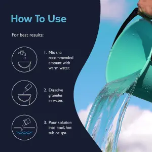 BLUE SPARKLE 3 Kg pH Minus pH Level Decreaser Water Quality Improver for All Hot Tubs and Swimming Pools