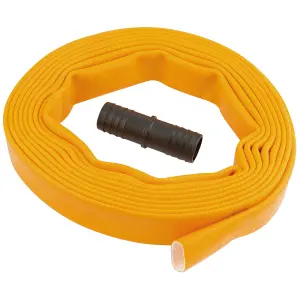 Draper Layflat Hose with Adaptor, 5m x 25mm 36990