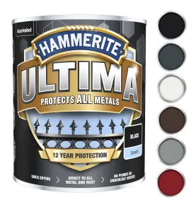 Hammerite Direct to Metal Paint Ultima Smooth Brown 750ml